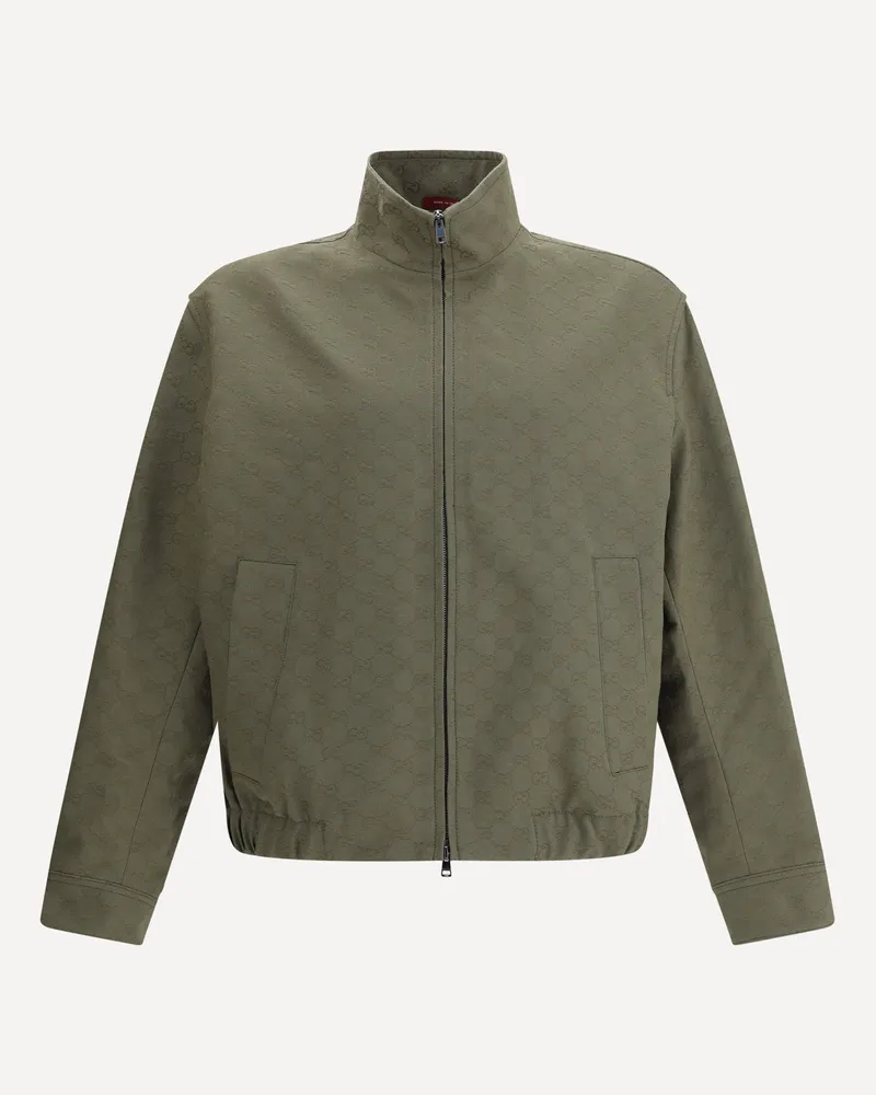 Gucci GG Supreme Jacket Male Green