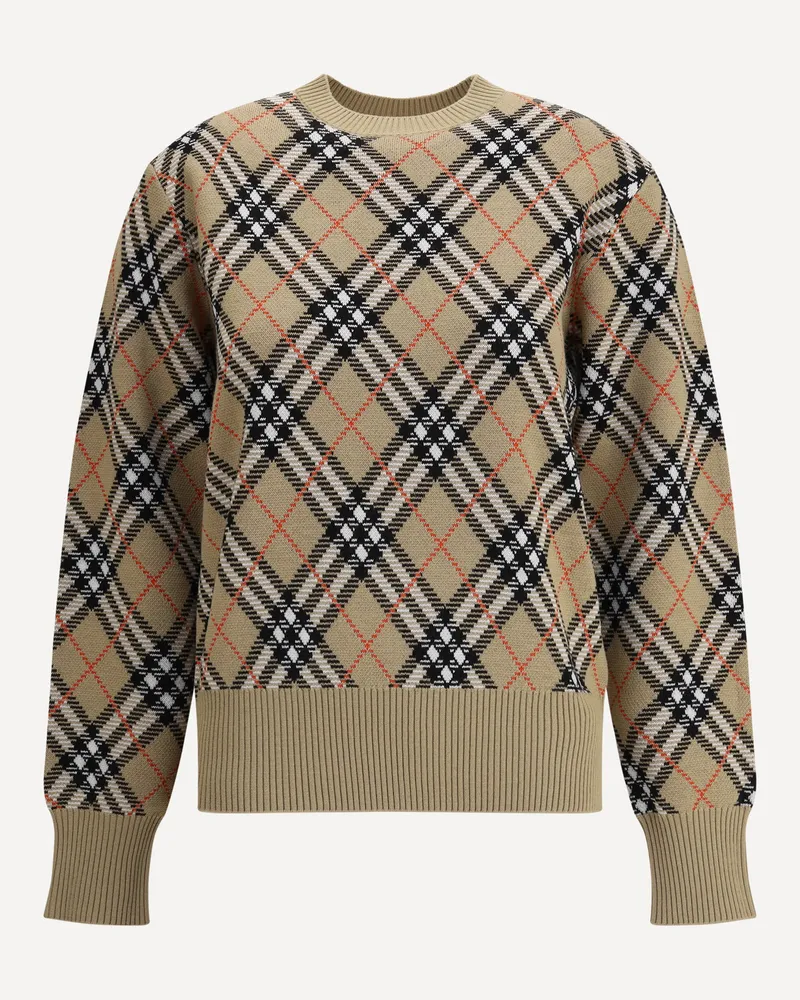 Burberry Archivio Check Sweater Female Beige