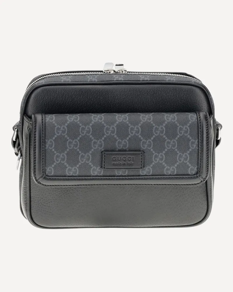 Gucci GG Supreme Shoulder Bag Male Black