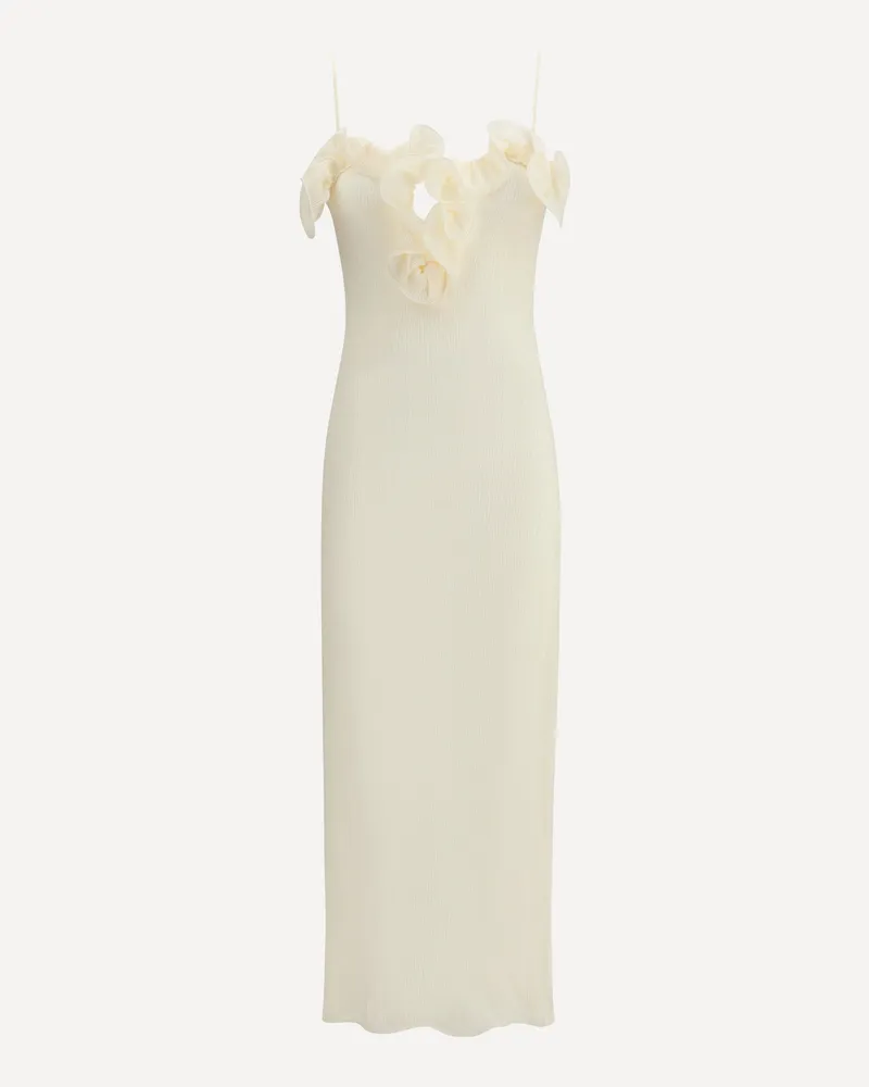 Magda Butrym Crepe long Dress Female Cream
