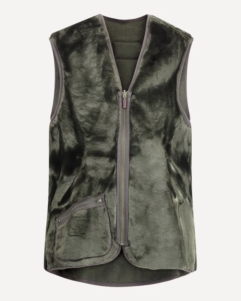 Barbour Fleece Vest Male Green