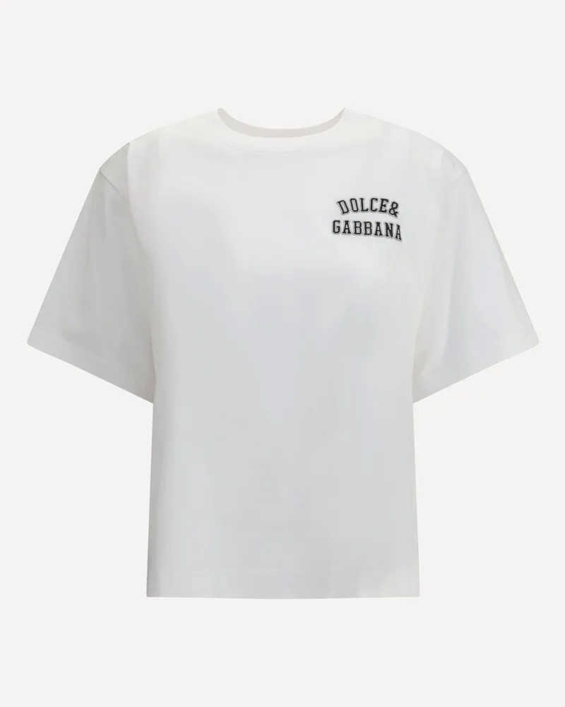 Dolce & Gabbana Cotton T-Shirt Female White