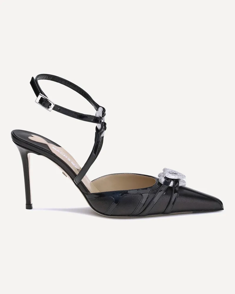 Mach & Mach Double Heart Pumps Female Black