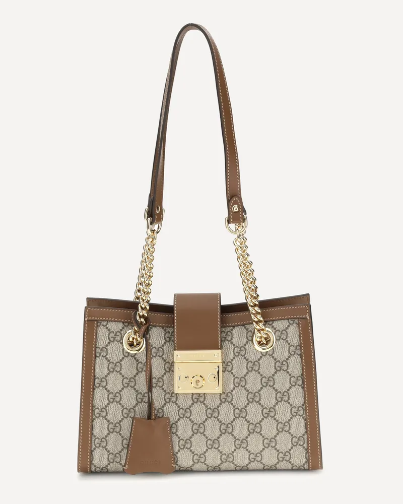 Gucci Padlock Tote Bag Female Brown