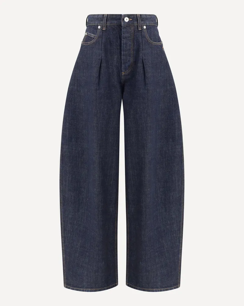 Jacquemus Le de-Nimes oversized Jeans Female Blue