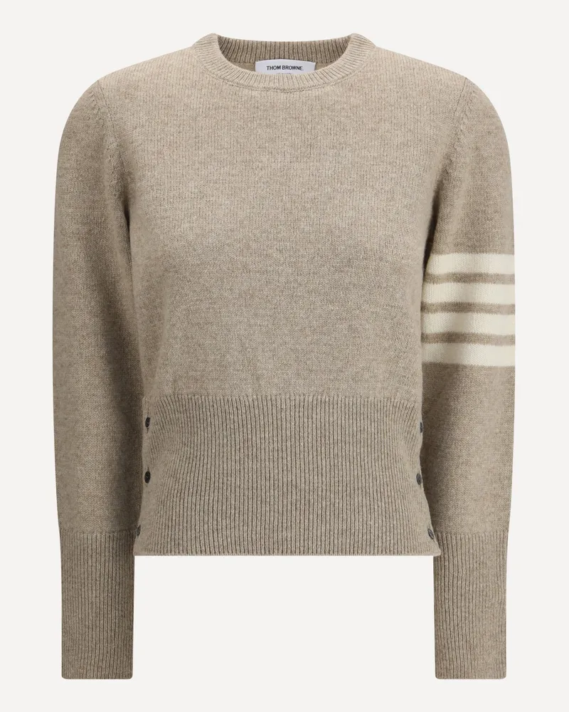 Thom Browne Wool Sweater Female Beige