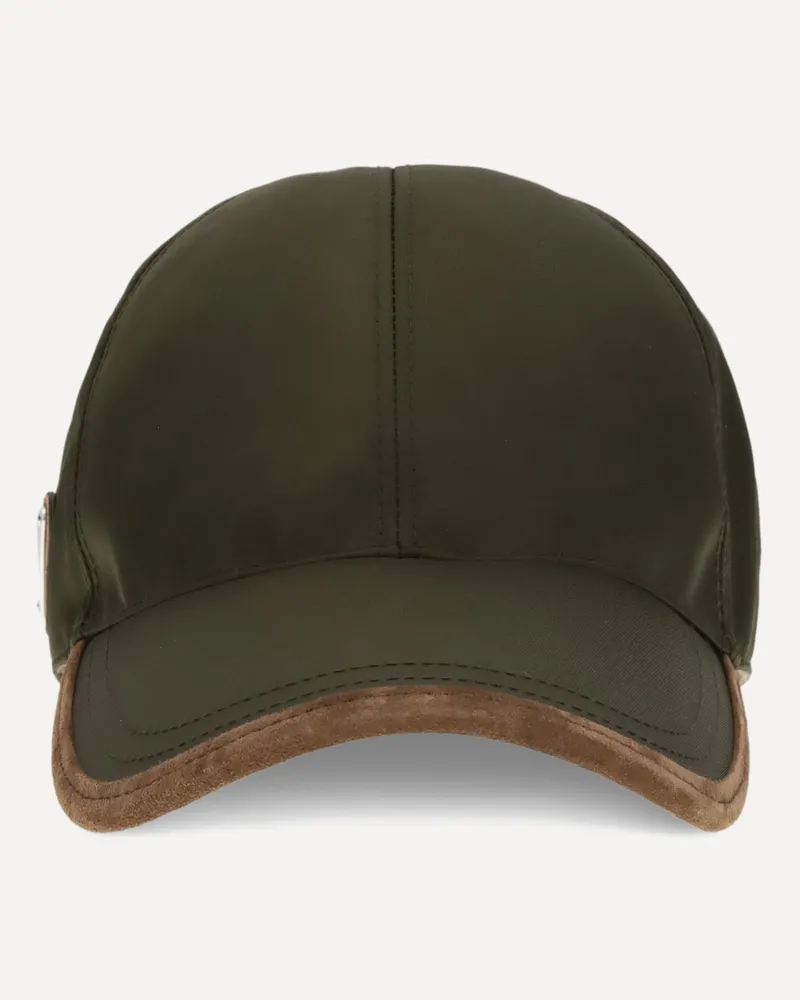 Prada Re-nylon Baseball Hat Male Green
