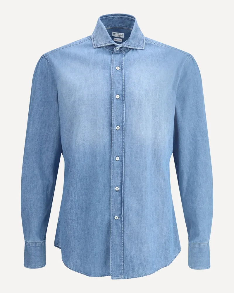 Brunello Cucinelli Denim Shirt Male Light