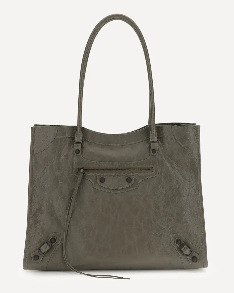 Balenciaga Le City Tote Bag Female Green