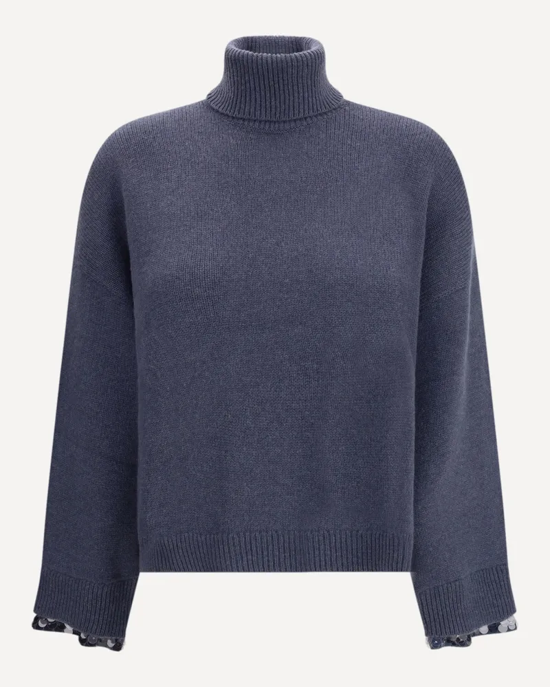 Brunello Cucinelli Cashmere and silk Sweater Female Blue