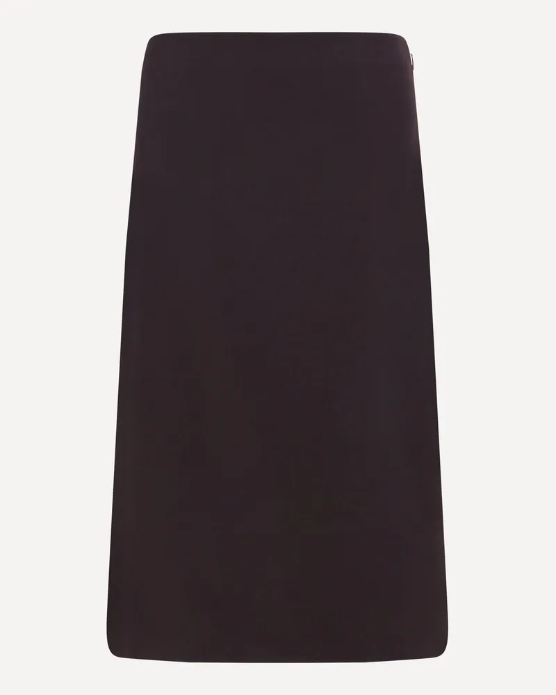 Fendi Midi Skirt Female Bordeaux