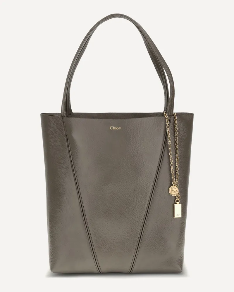 Chloé Spin Shoulder Bag Female Grey