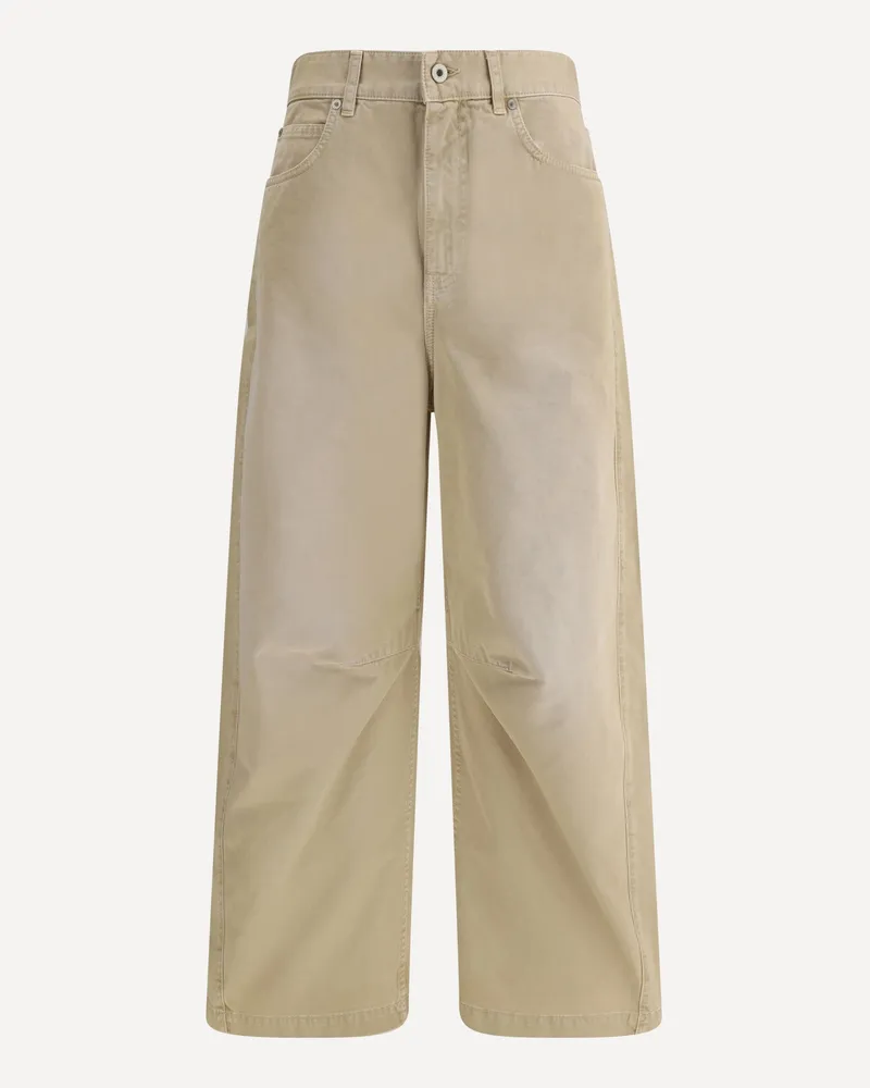 Loewe Barrel Pants Female Beige