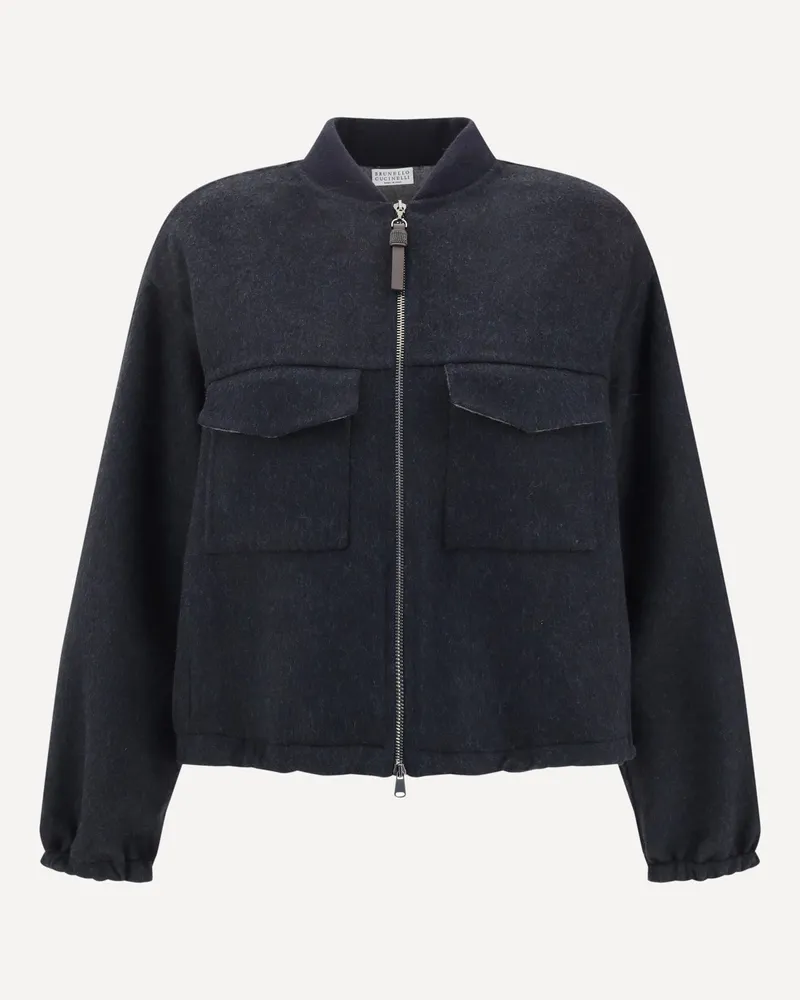 Brunello Cucinelli Virgin wool Jacket Female Blue
