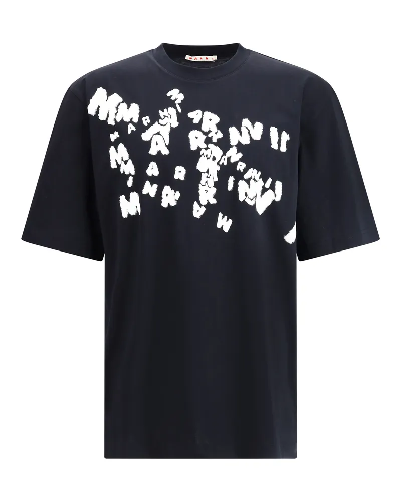 Marni Logoed T-shirt Black