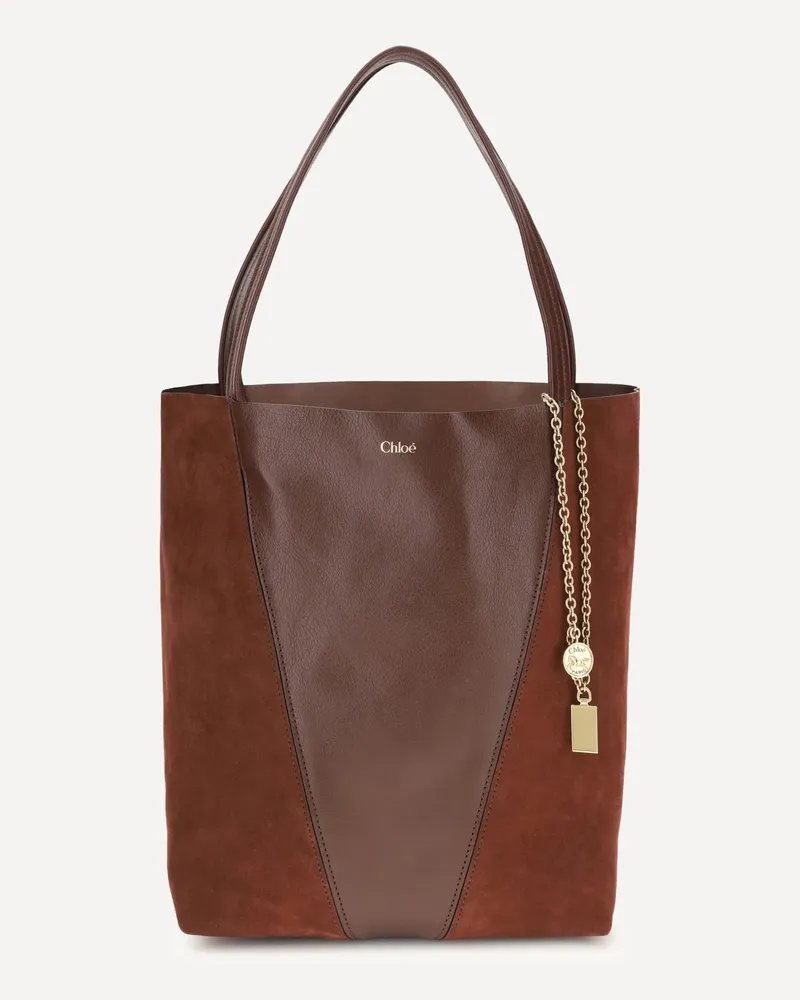 Chloé Spin Shoulder Bag Female Brown