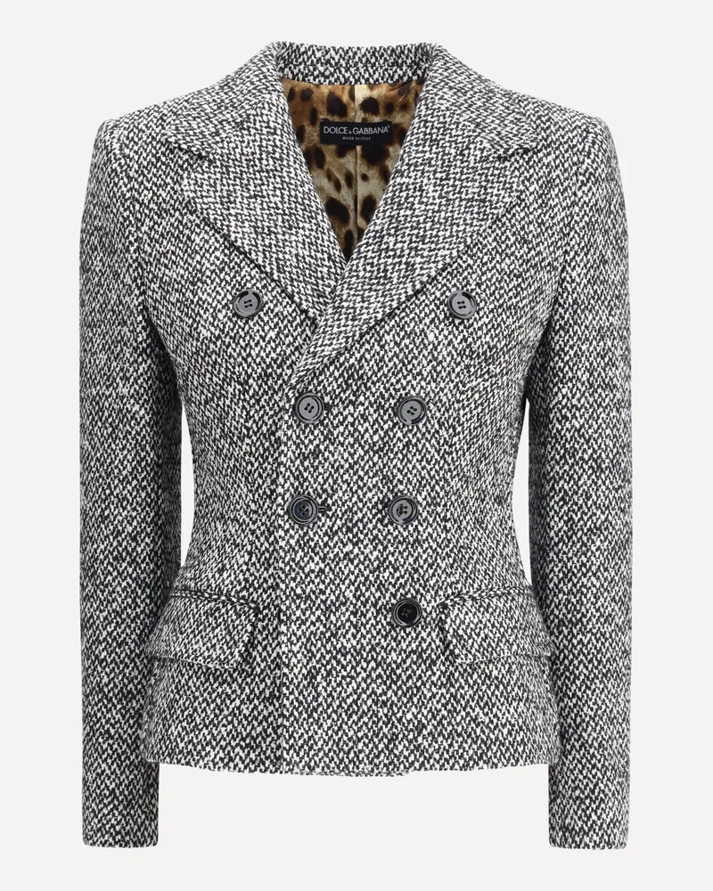Dolce & Gabbana Wool Blazer Female Grey