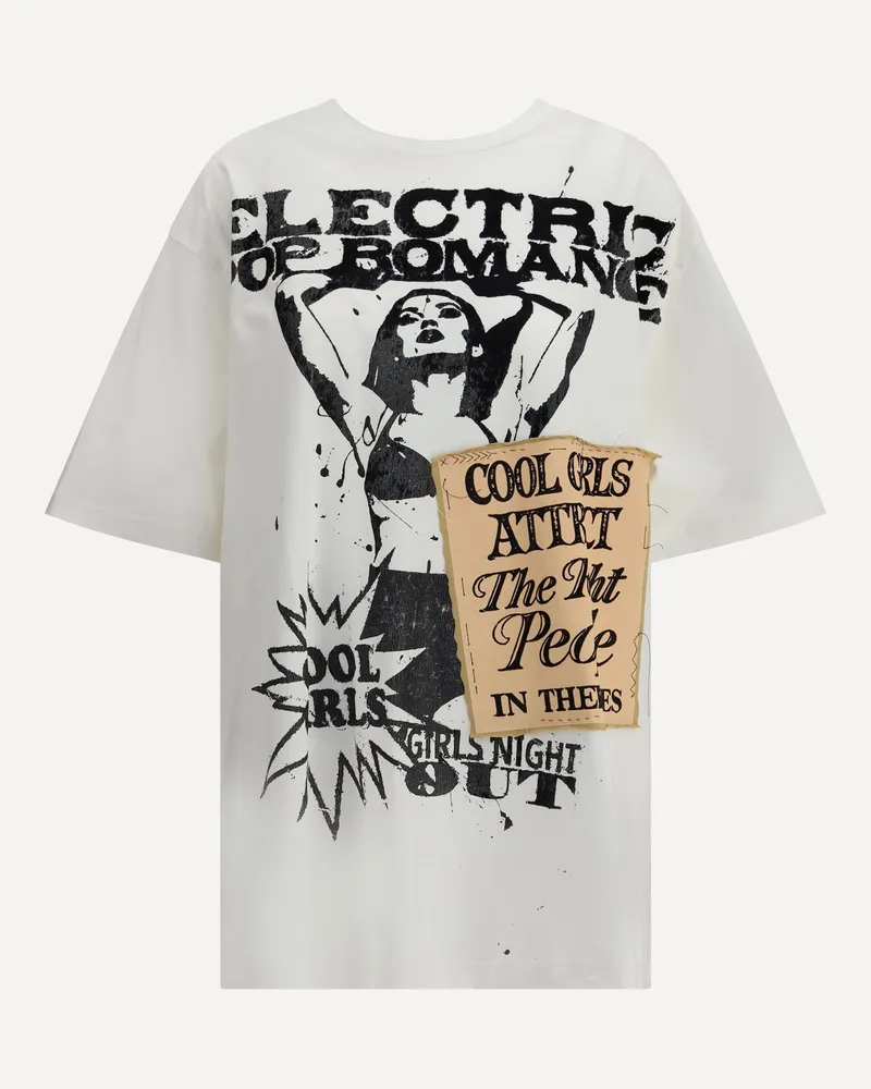 Dolce & Gabbana Oversized jersey T-shirt Female White