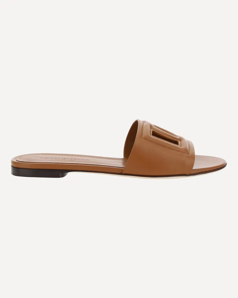 Dolce & Gabbana Millenials Sandals Female Brown