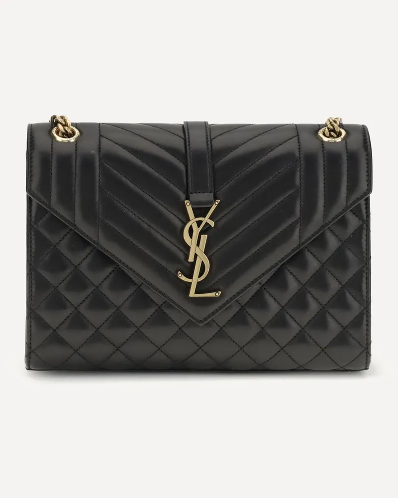 Saint Laurent Envelope medium Shoulder Bag Female Black