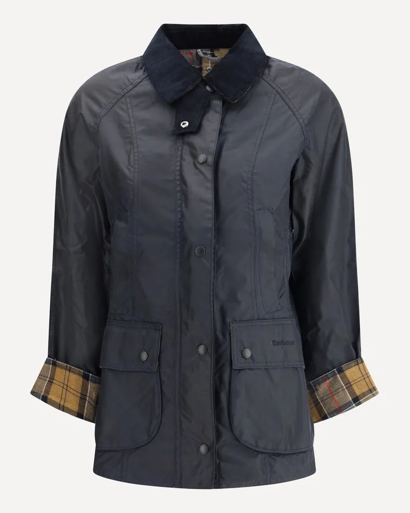 Barbour Breadnell waxed Jacket Female Blue