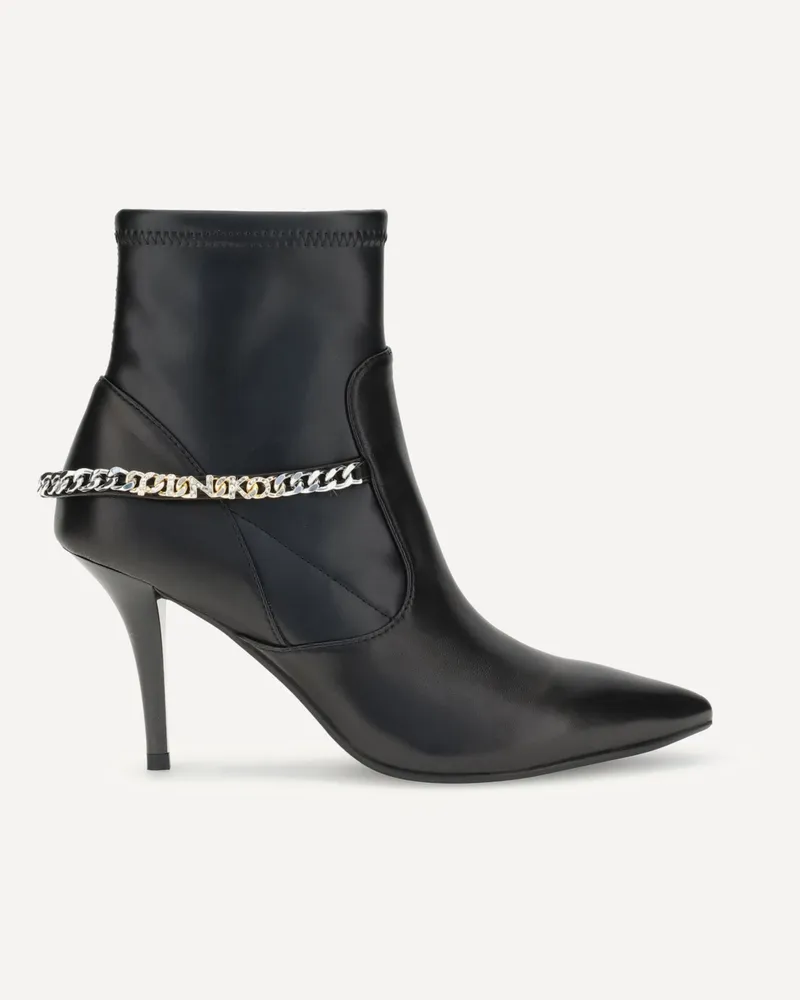 Pinko Chain Ankle Boots Female Black