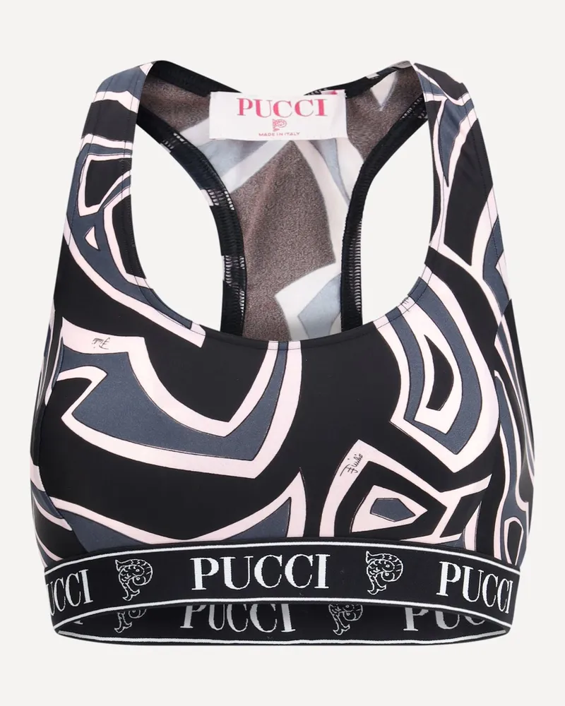 Emilio Pucci Sports Bra in Lycra Female Multicolour