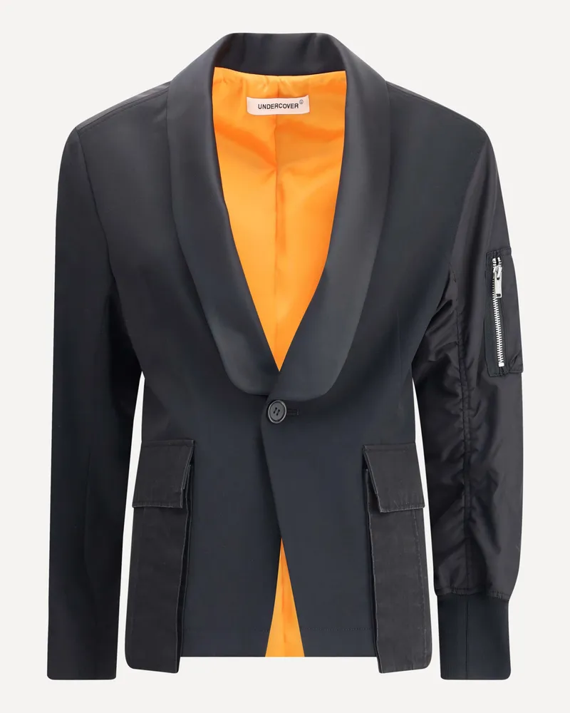Undercover Military blazer Jacket Female Black