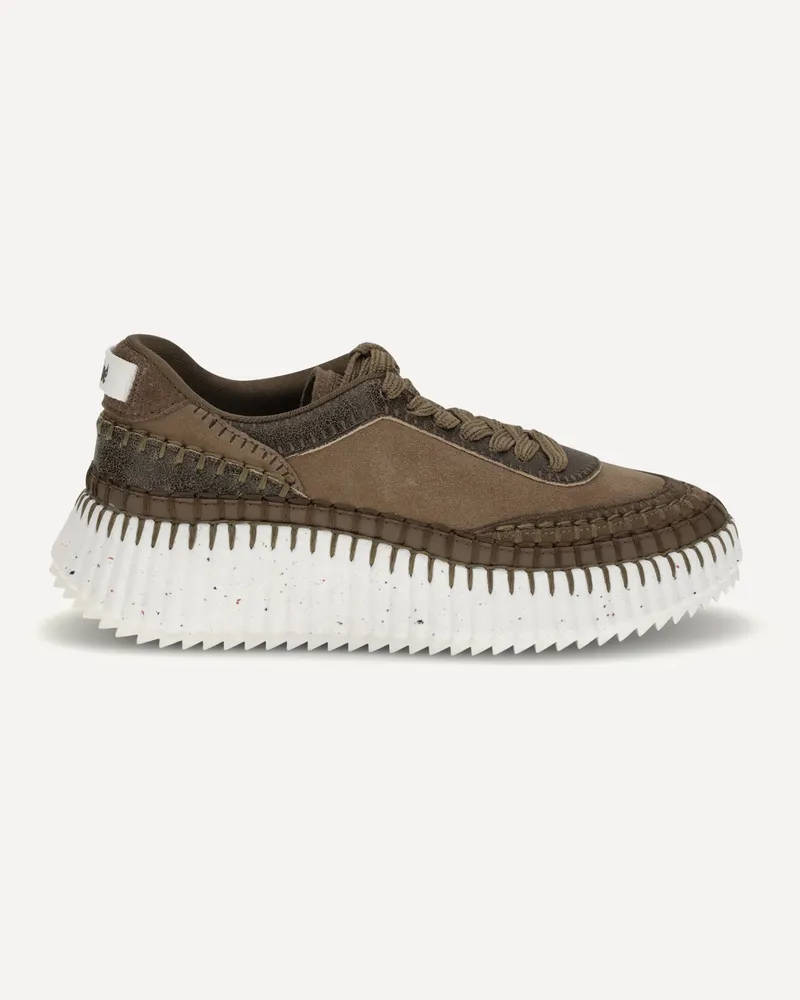 Chloé Nama Sneakers Female Brown