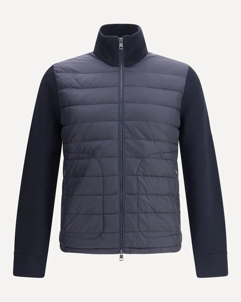 Moncler Zip padded Jacket Male Blue