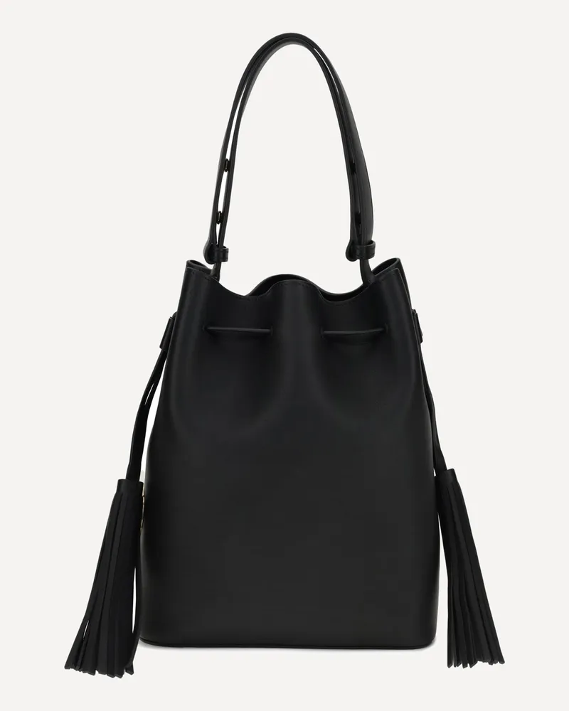 Valentino Garavani VLogo Signature Bucket Bag Female Black