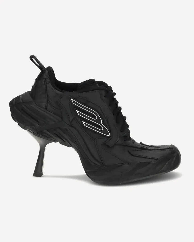 Balenciaga Monday Heel Sneakers Female Black