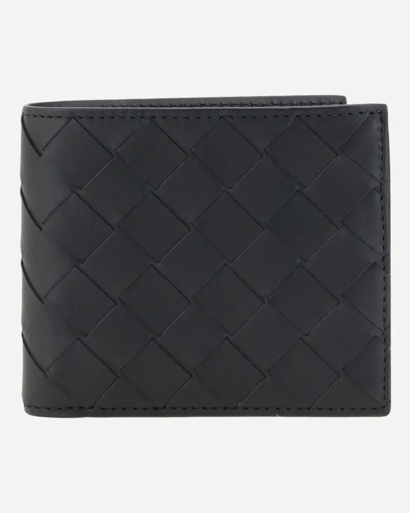 Bottega Veneta Wallet with the iconic intrecciato weave Male Black