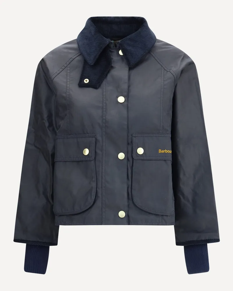Barbour Beadnell Waxed Jacket Female Blue