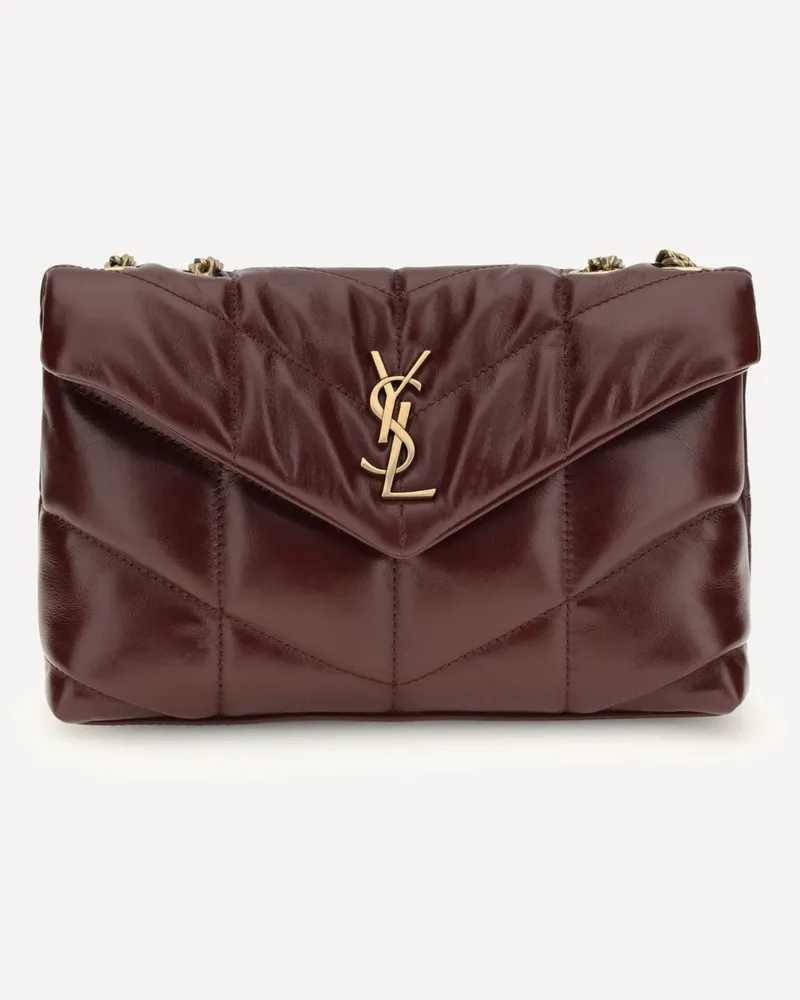 Saint Laurent LouLou Puffer Toy Shoulder Bag Female Bordeaux