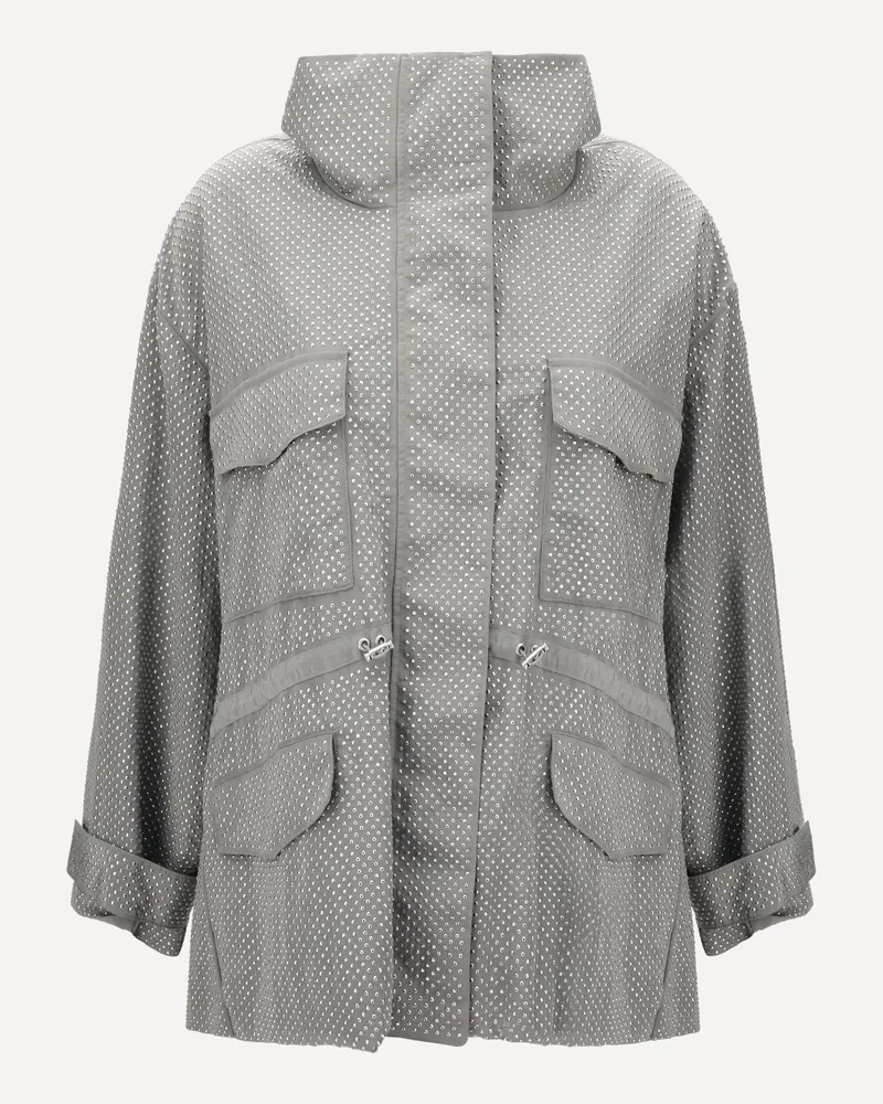 Pinko Fisherma parka Jacket Female Grey