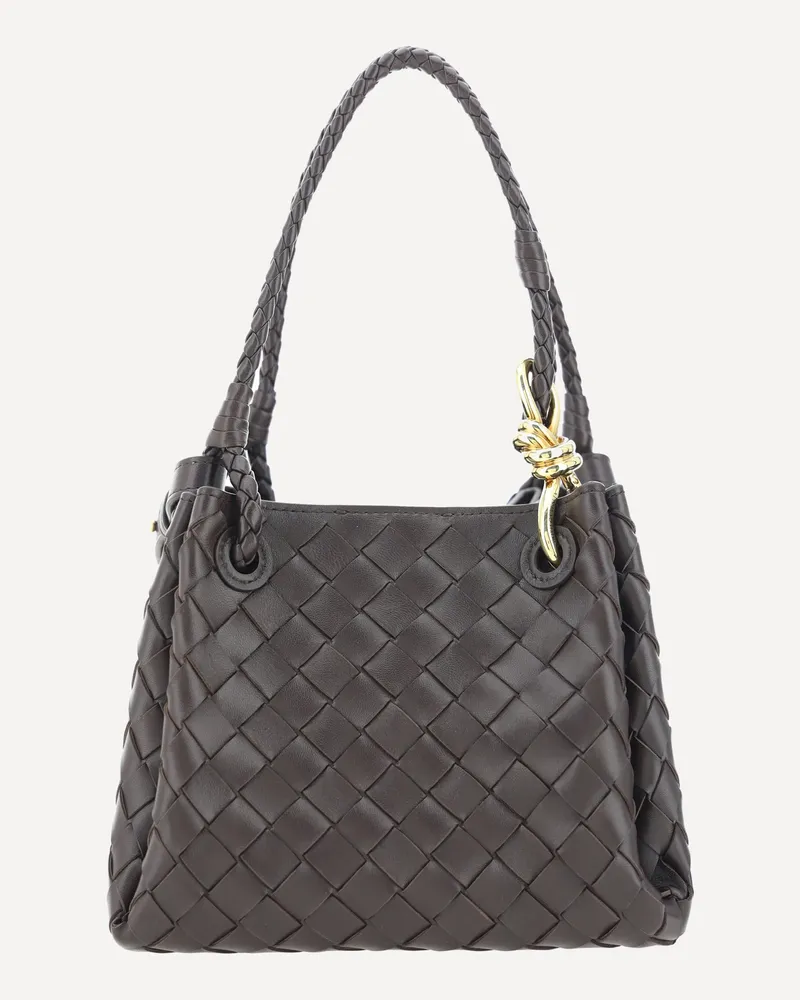 Bottega Veneta Small Parachute Shoulder Bag Female Brown
