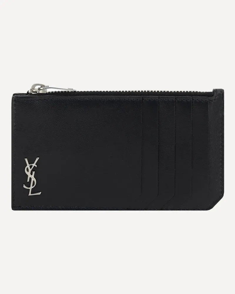 Saint Laurent Card Holder Male Black