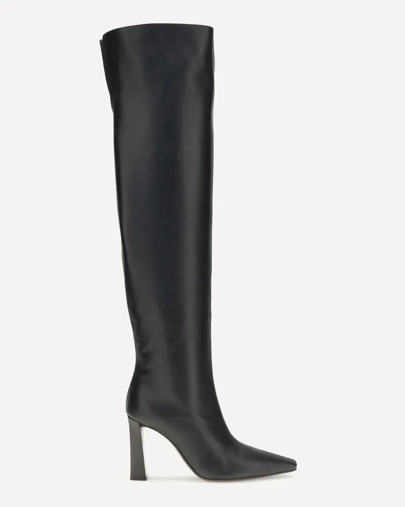 Giuseppe Zanotti Extra high leather Boots Female Black