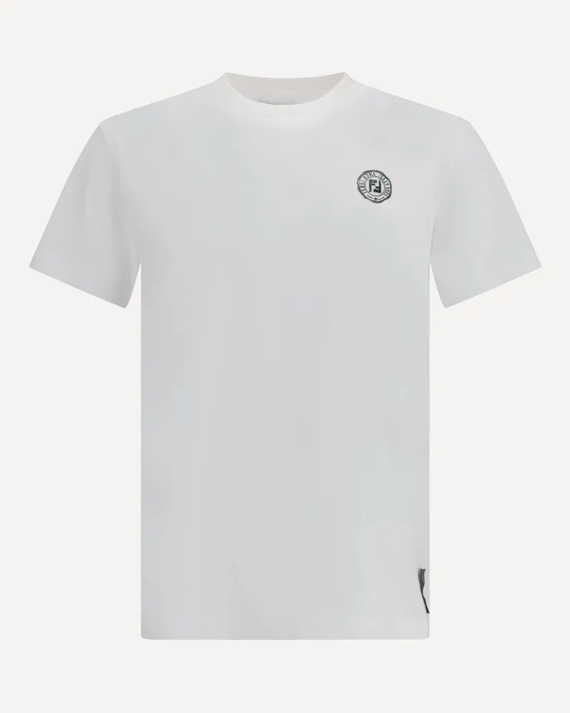 Fendi Cotton T-Shirt Male White