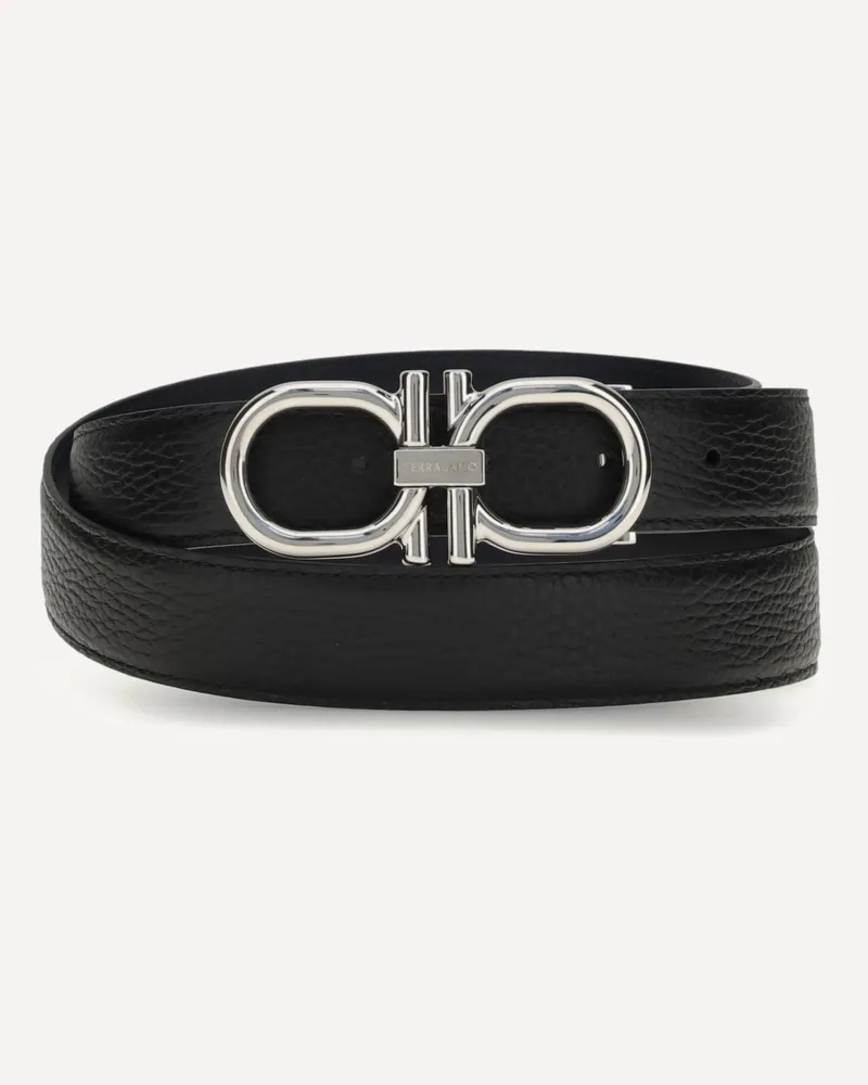 Ferragamo Gancini reversible Belt Male Black