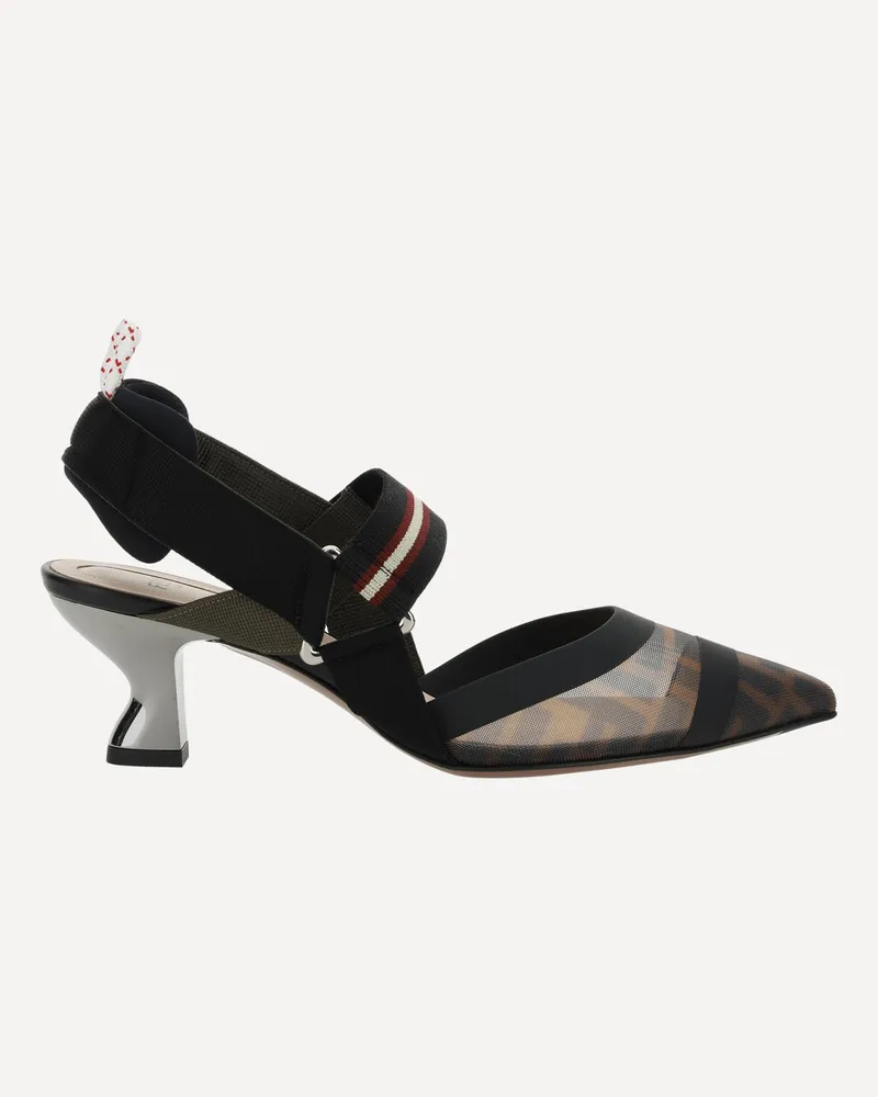Fendi Colibri Rete Pumps Female Multicolour