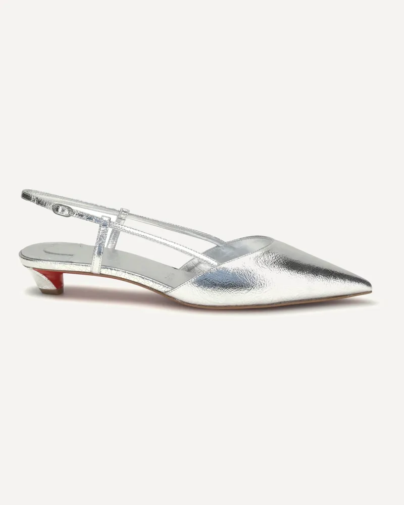Christian Louboutin Miss Z slingback Décolleté Female Silver