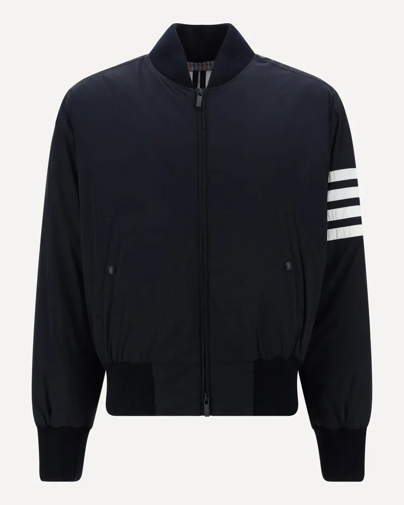 Thom Browne Bomber Jacket Male Blue