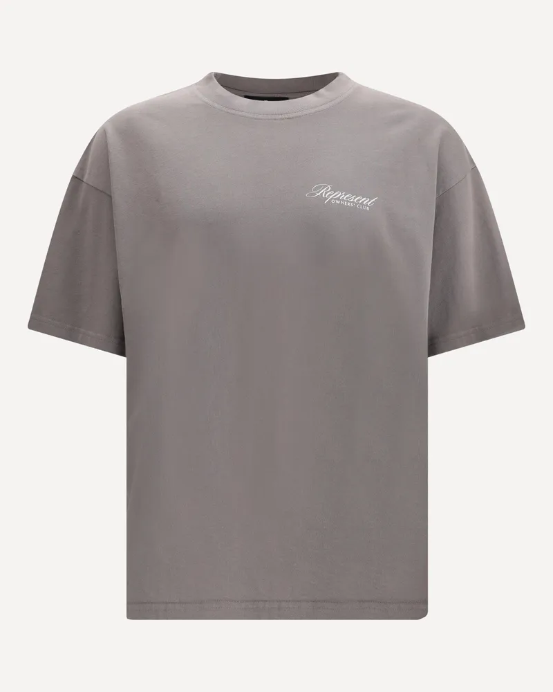 REPRESENT Cotton T-Shirt Male Grey