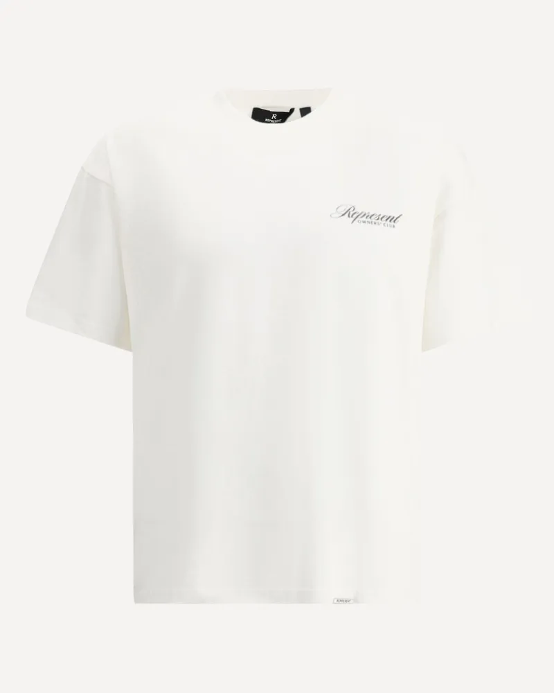 REPRESENT Cotton T-Shirt Male White