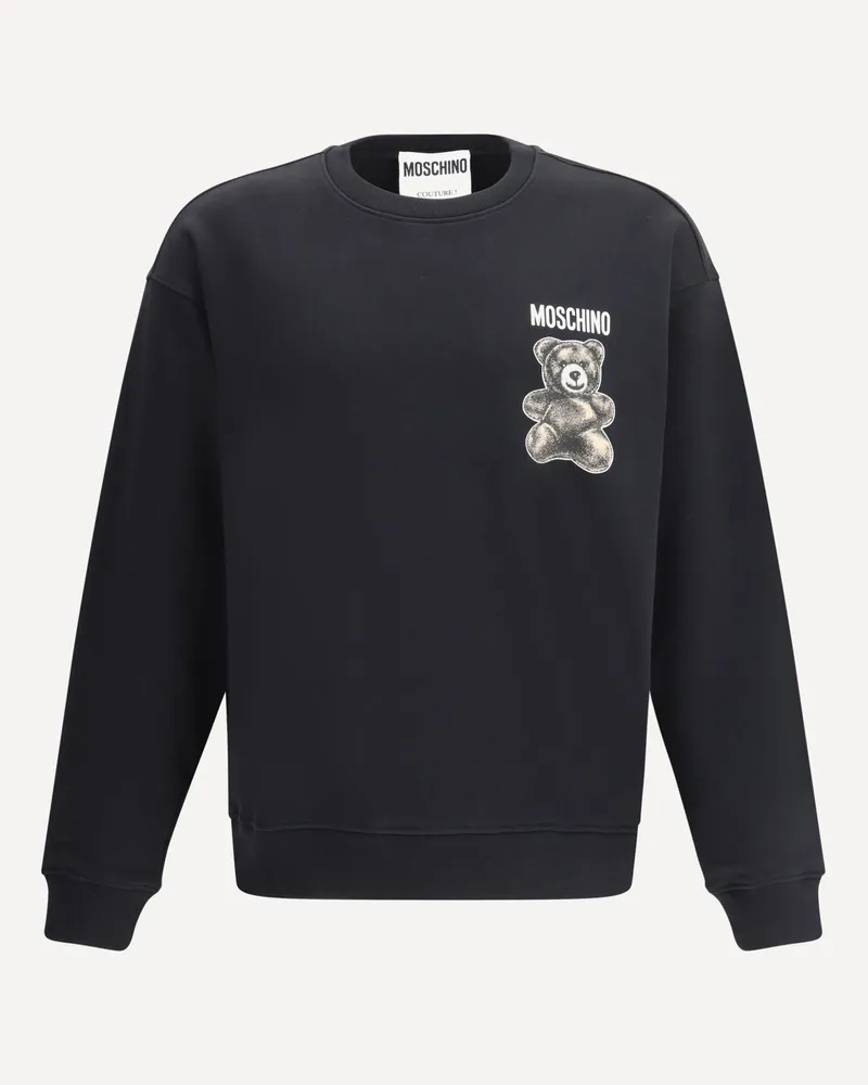 Moschino Teddy Bear Sweatshirt Male Black