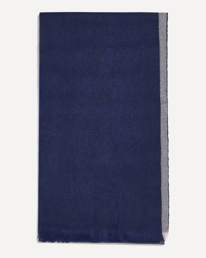 Brunello Cucinelli Cashmere Scarf Male Blue