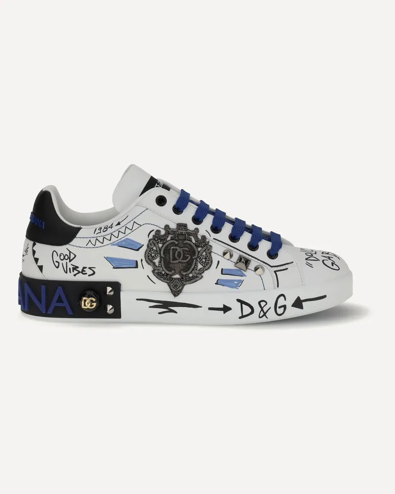 Dolce & Gabbana Portofino Sneakers Male Multicolour