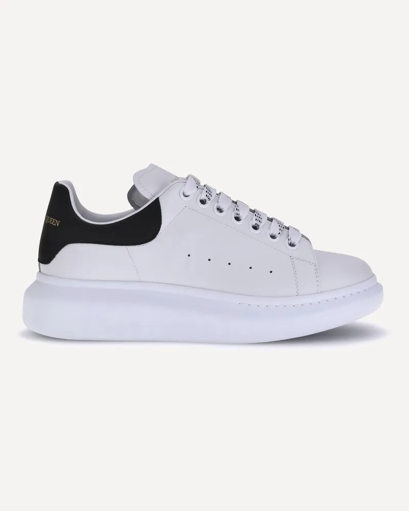 Alexander McQueen Leather Sneakers Male White